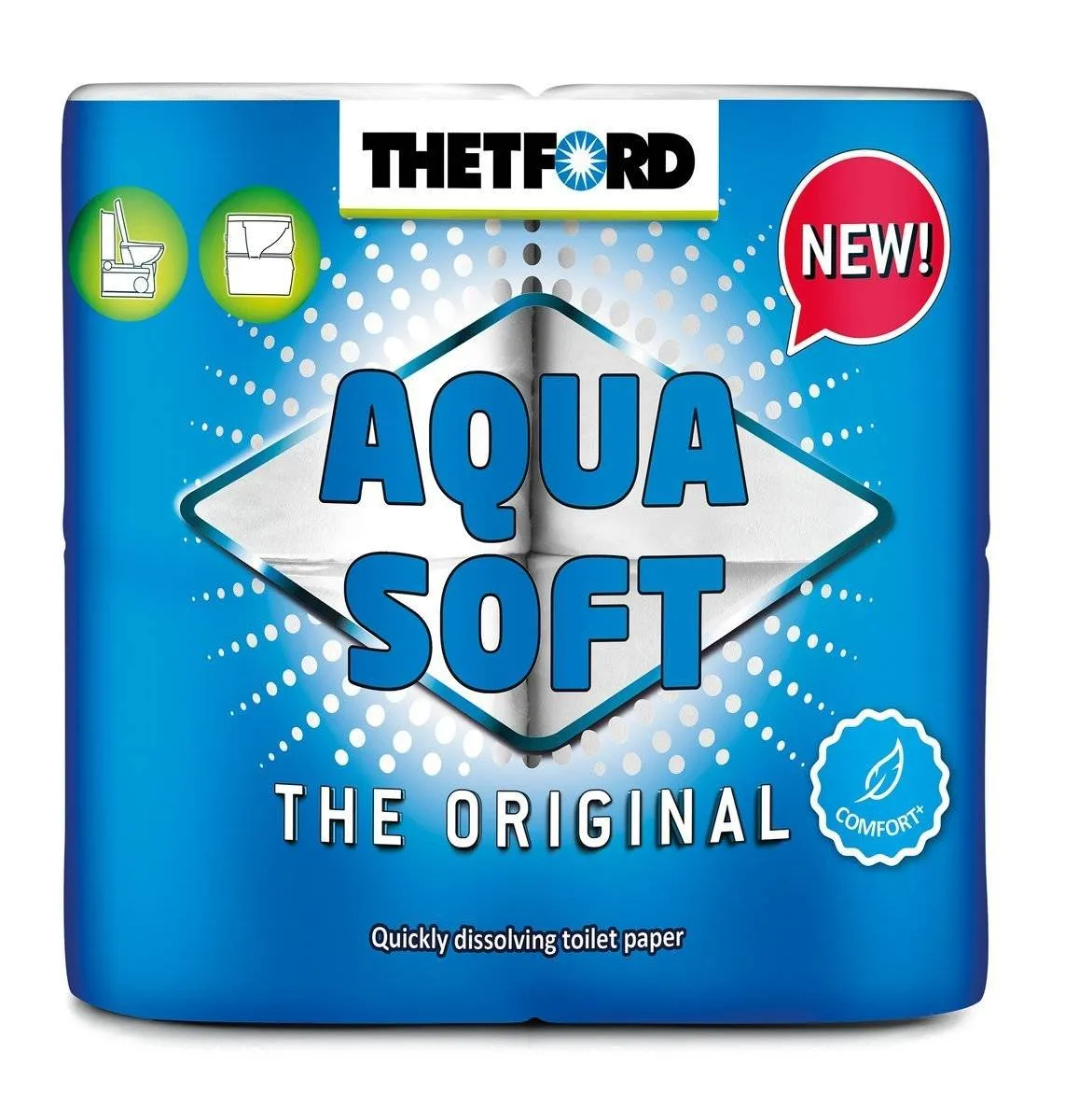 THETFORD portable toilet paper, 4 rolls – 202240 — zdjęcie 1 z 5