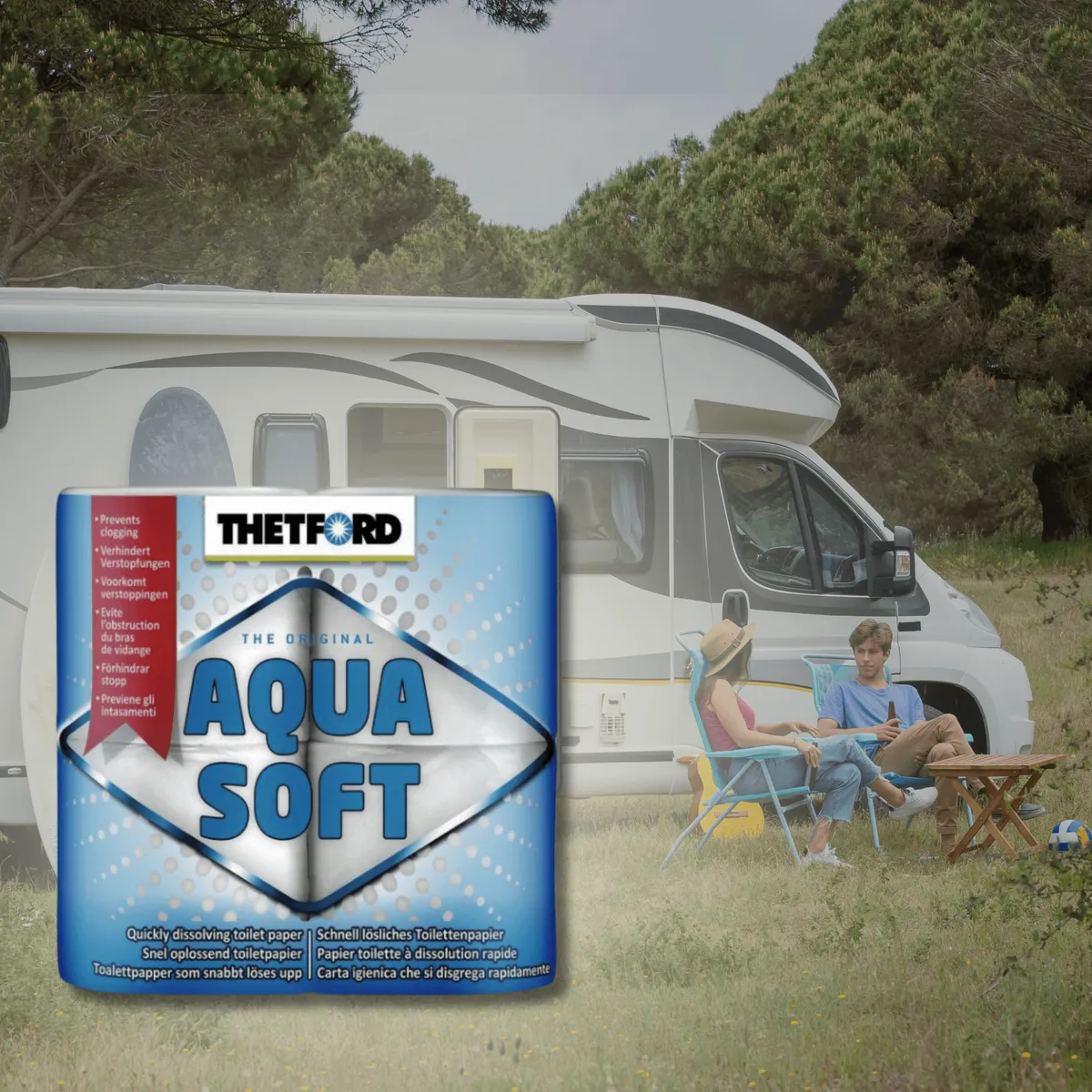 THETFORD portable toilet paper, 4 rolls – 202240 — zdjęcie 4 z 5