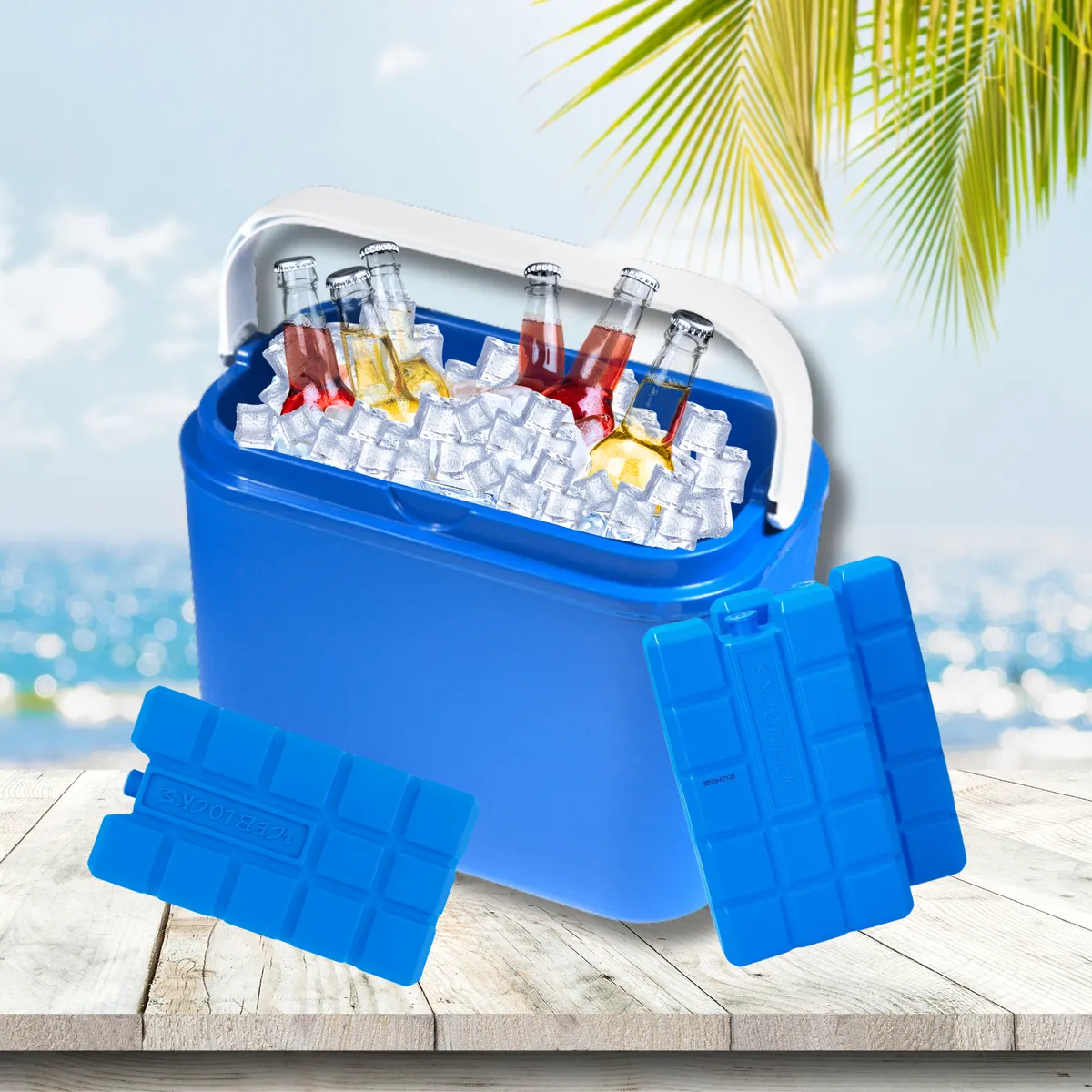 KAMAI ice pack 2 × 750 ml for cool boxes — zdjęcie 5 z 8