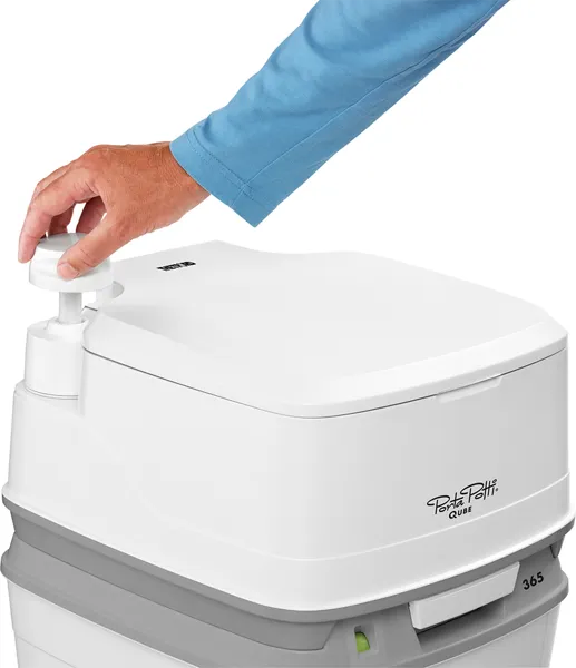 THETFORD PORTA POTTI 365 portable toilet with piston pump – 92820 — zdjęcie 4 z 8