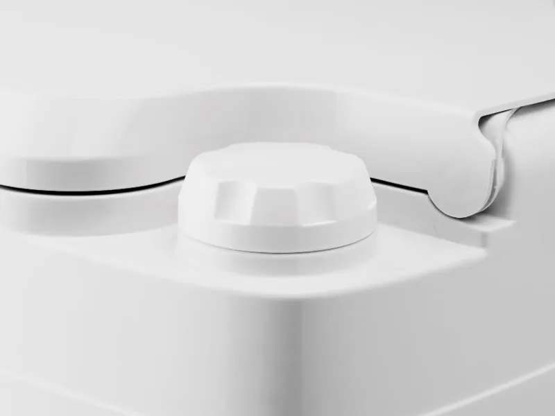 Chemické WC THETFORD QUBE XGL 21 l přenosné s ukazatelem naplnění nádrže - 92845 — zdjęcie 5 z 8