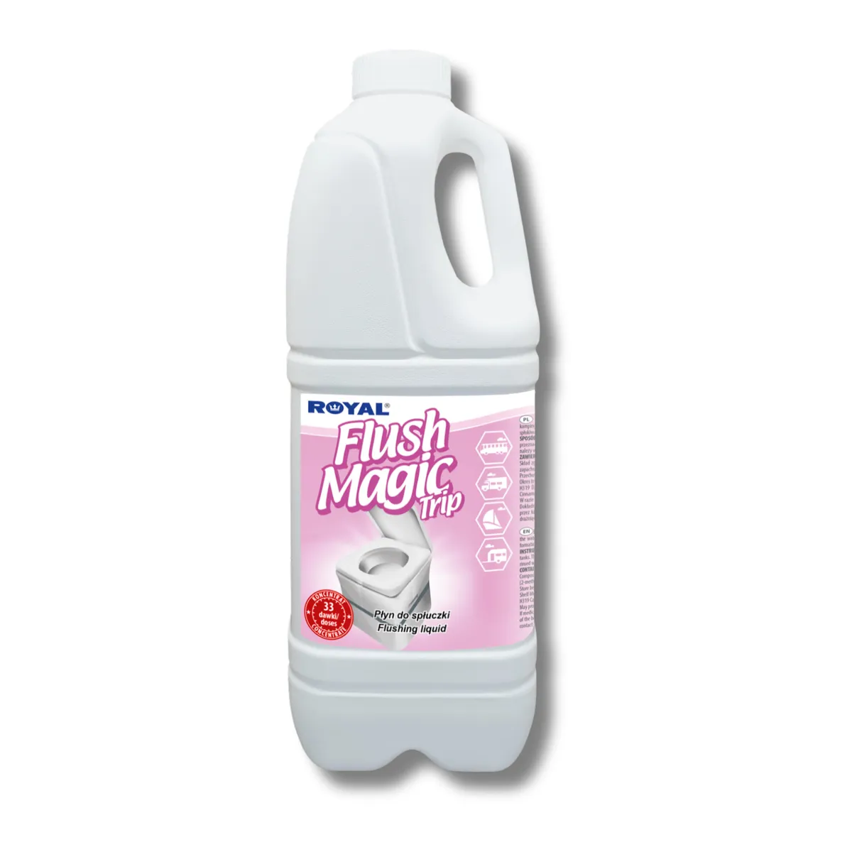 Koncentrat - Płyn 2L do toalet turystycznych FLUSH MAGIC TRIP — zdjęcie 1 z 8