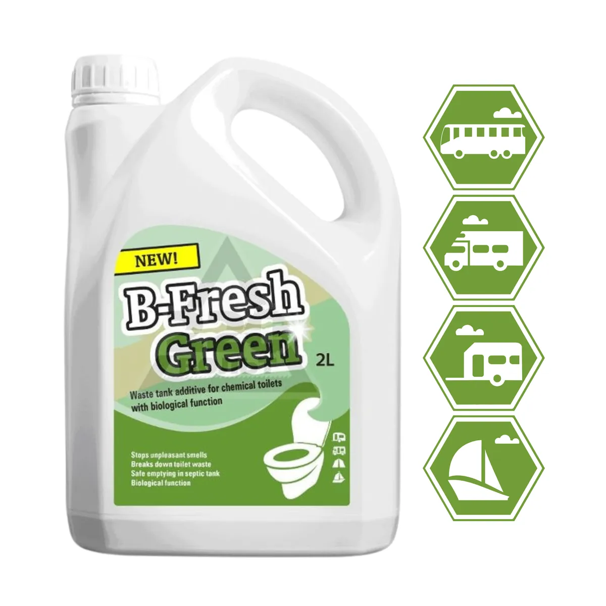 THETFORD B-FRESH GREEN portable toilet fluid 2 l – 30539CZ — zdjęcie 1 z 6