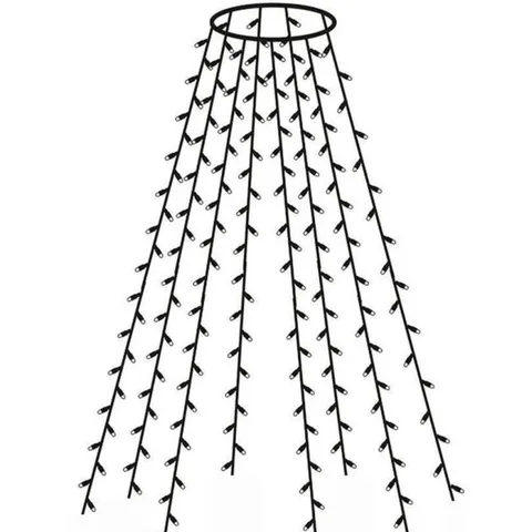 LED light curtain for Christmas trees, 300 lights