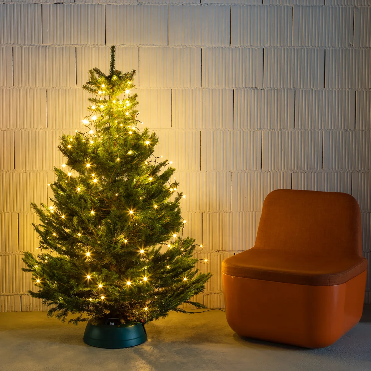 Světelný závěs 300 LED na vánoční stromek — zdjęcie 7 z 8