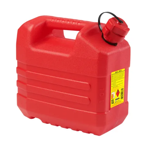 Kraftstoffkanister mit einziehbarem Ausgießer, Polypropylen, Rot, 10 l