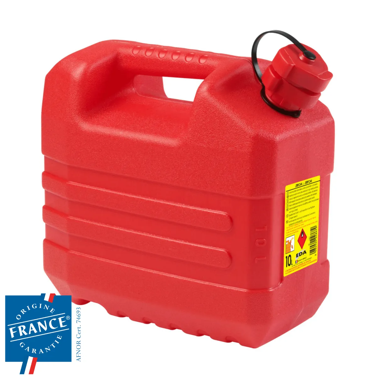 Kraftstoffkanister mit einziehbarem Ausgießer, Polypropylen, Rot, 10 l — zdjęcie 2 z 8