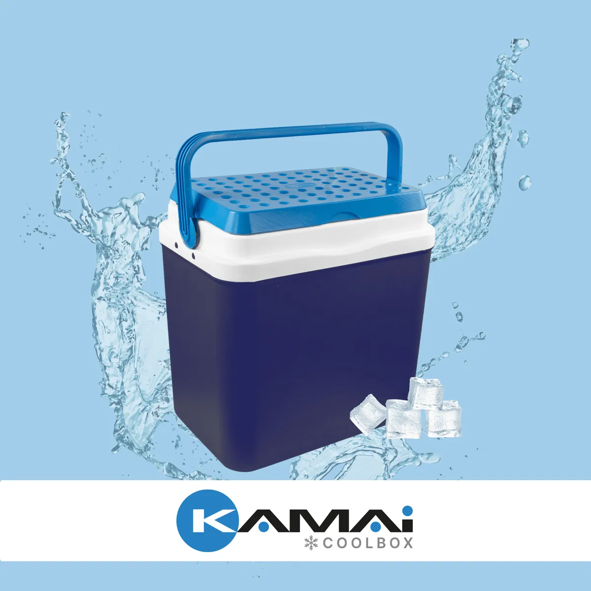 Kühlbox 29,5 l BRAVO Blau — zdjęcie 7 z 8