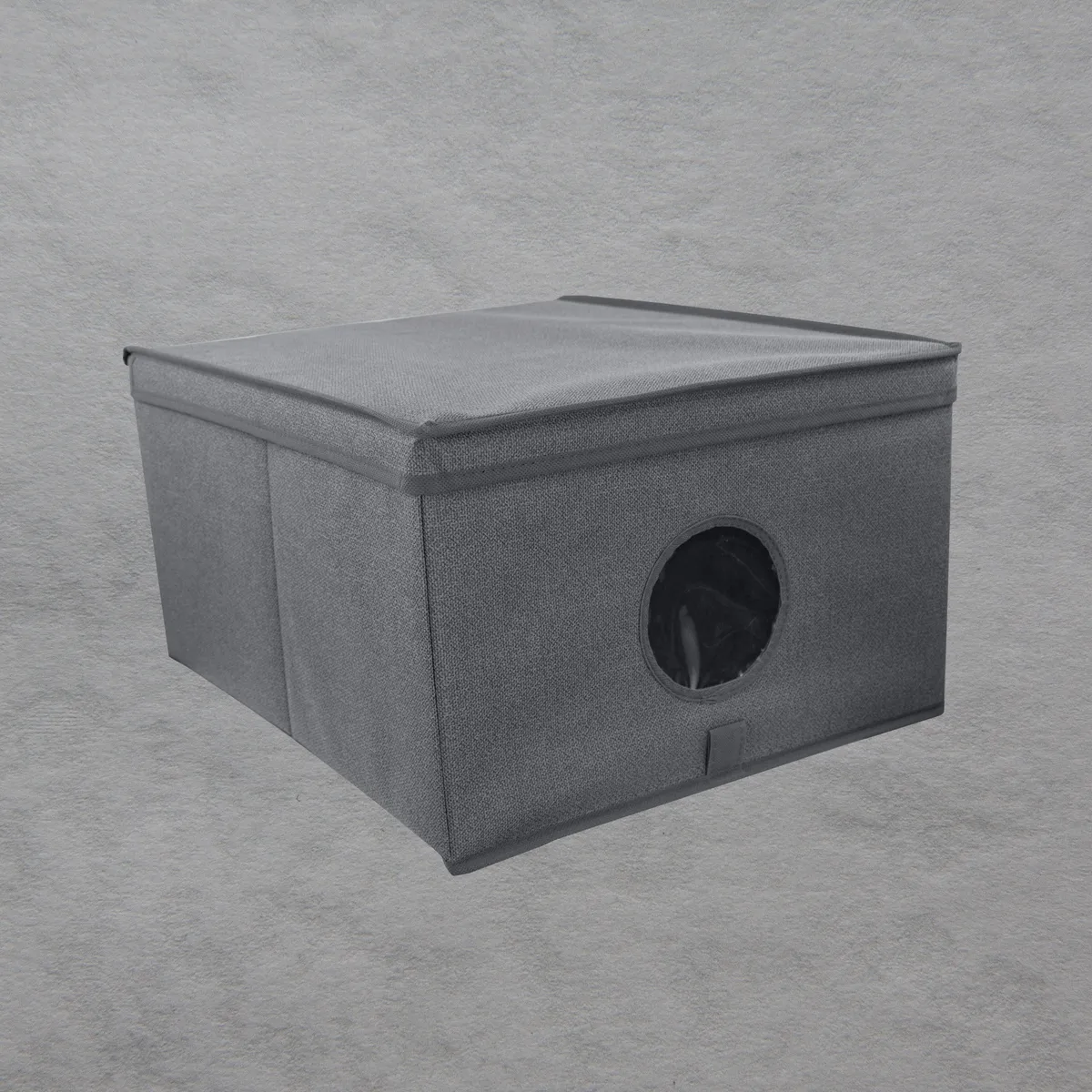 Organizér do skříně s víkem a okénkem 50×40×25 cm — zdjęcie 4 z 8