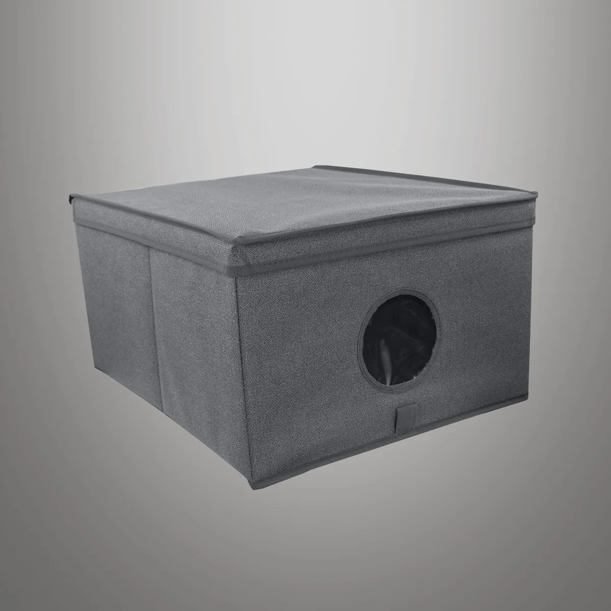 Organizér do skříně s víkem a okénkem 50×40×25 cm — zdjęcie 5 z 8