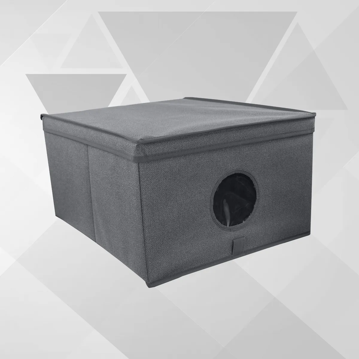 Organizér do skříně s víkem a okénkem 50×40×25 cm — zdjęcie 6 z 8
