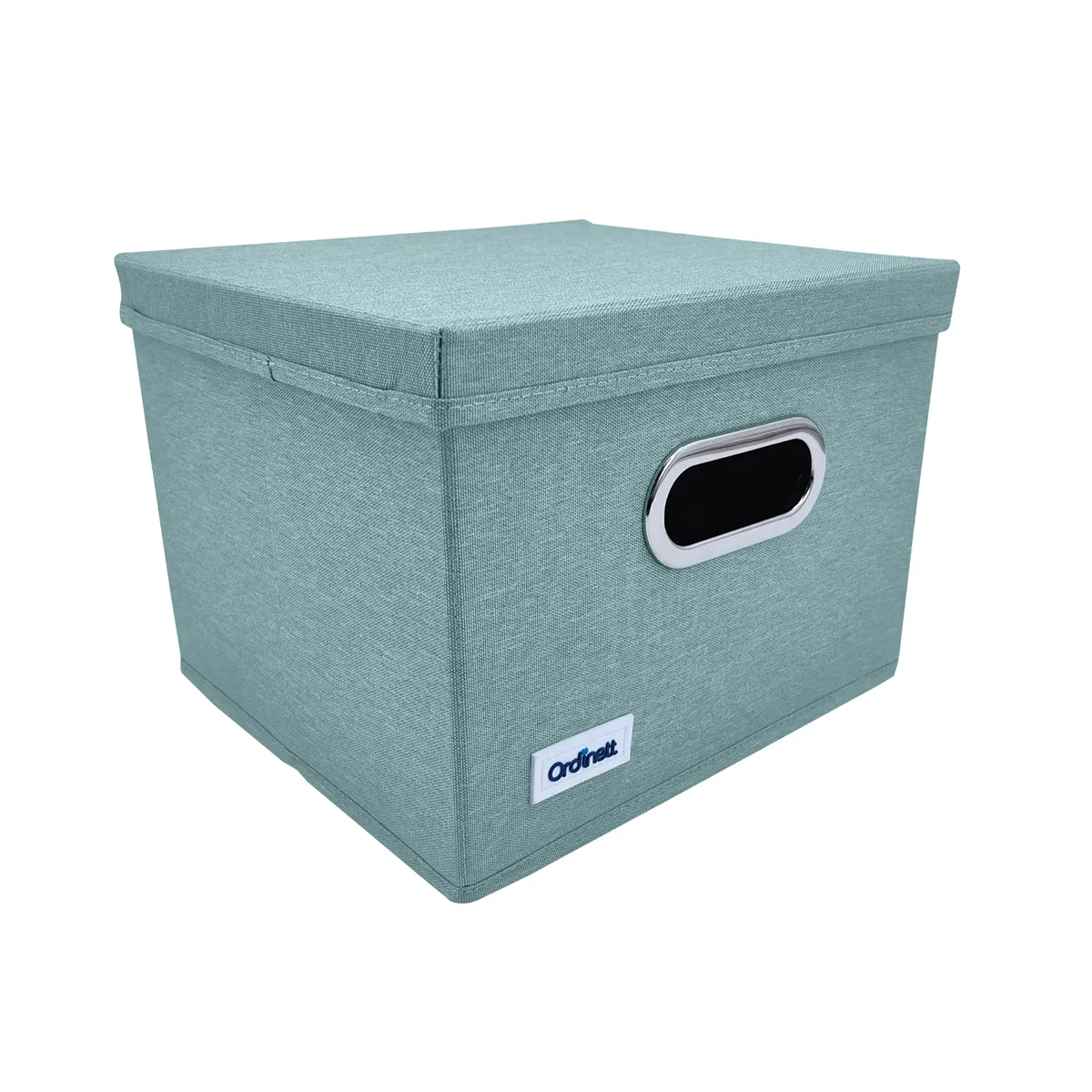 Schrank-Organizer Mintgrün mit Deckel und Sichtfenster, 28,5 × 25,5 × 20,5 cm — zdjęcie 1 z 8