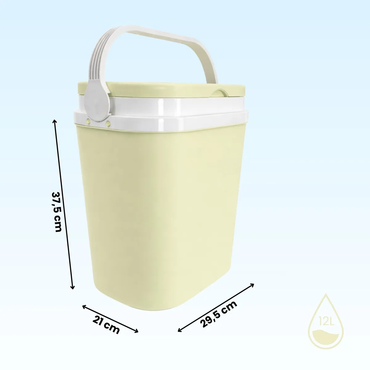 Kamai GIOSTYLE 12 l cool box, light green — zdjęcie 5 z 8