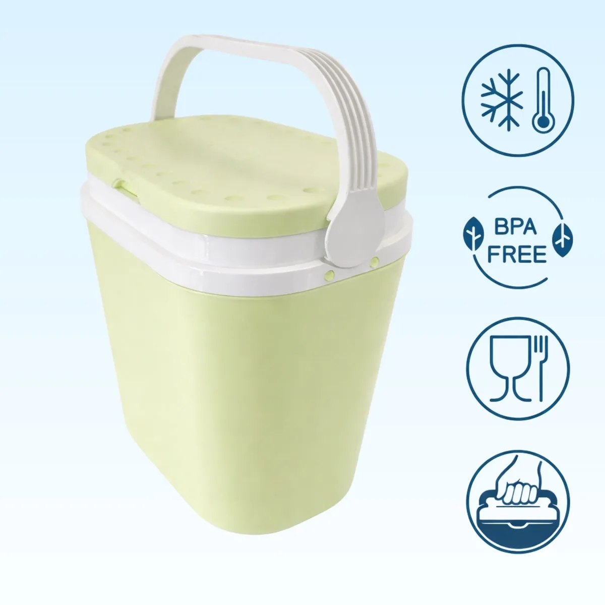 Kamai GIOSTYLE 12 l cool box, light green — zdjęcie 8 z 8