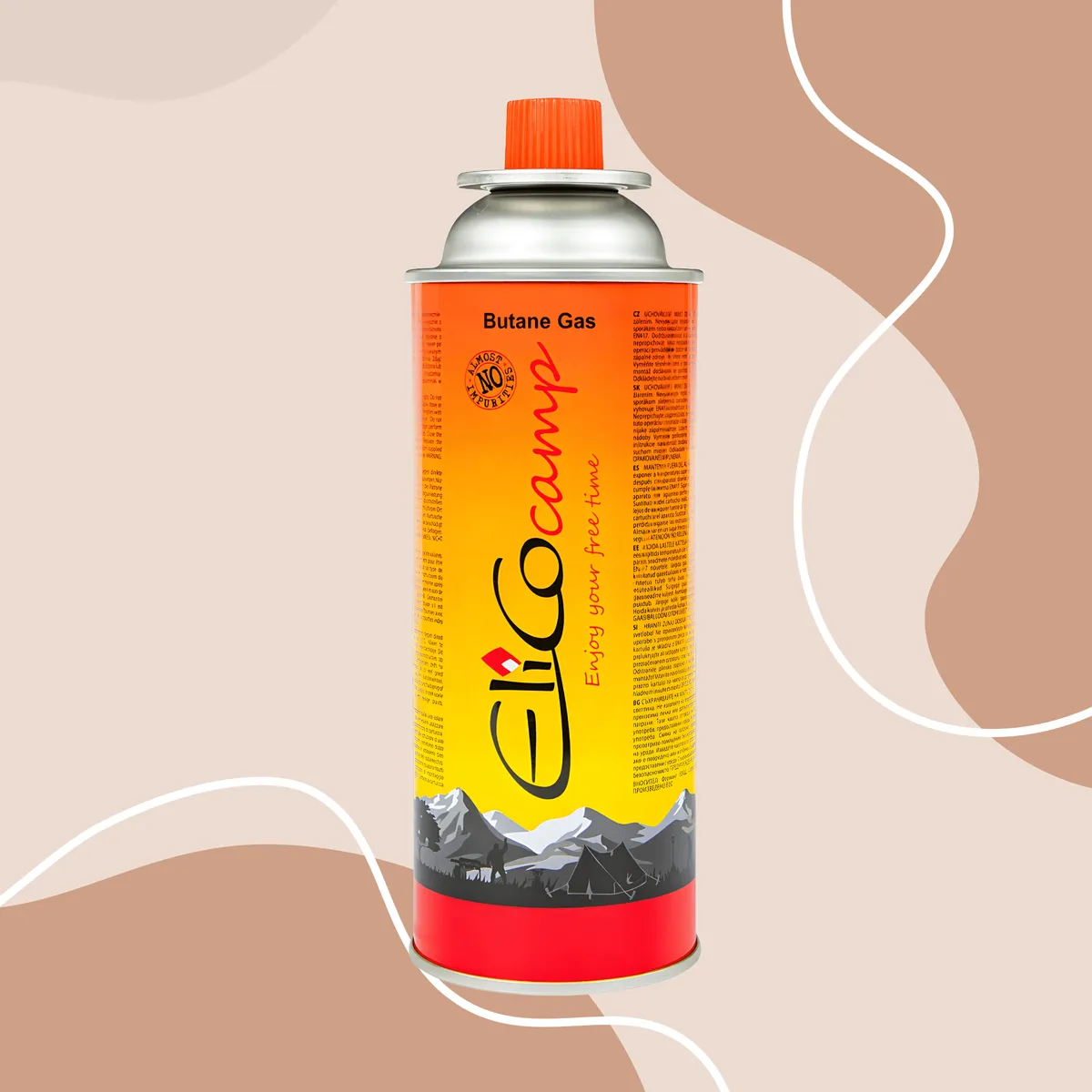 Plynová kartuše s límcem 220 g/400 ml — zdjęcie 5 z 5