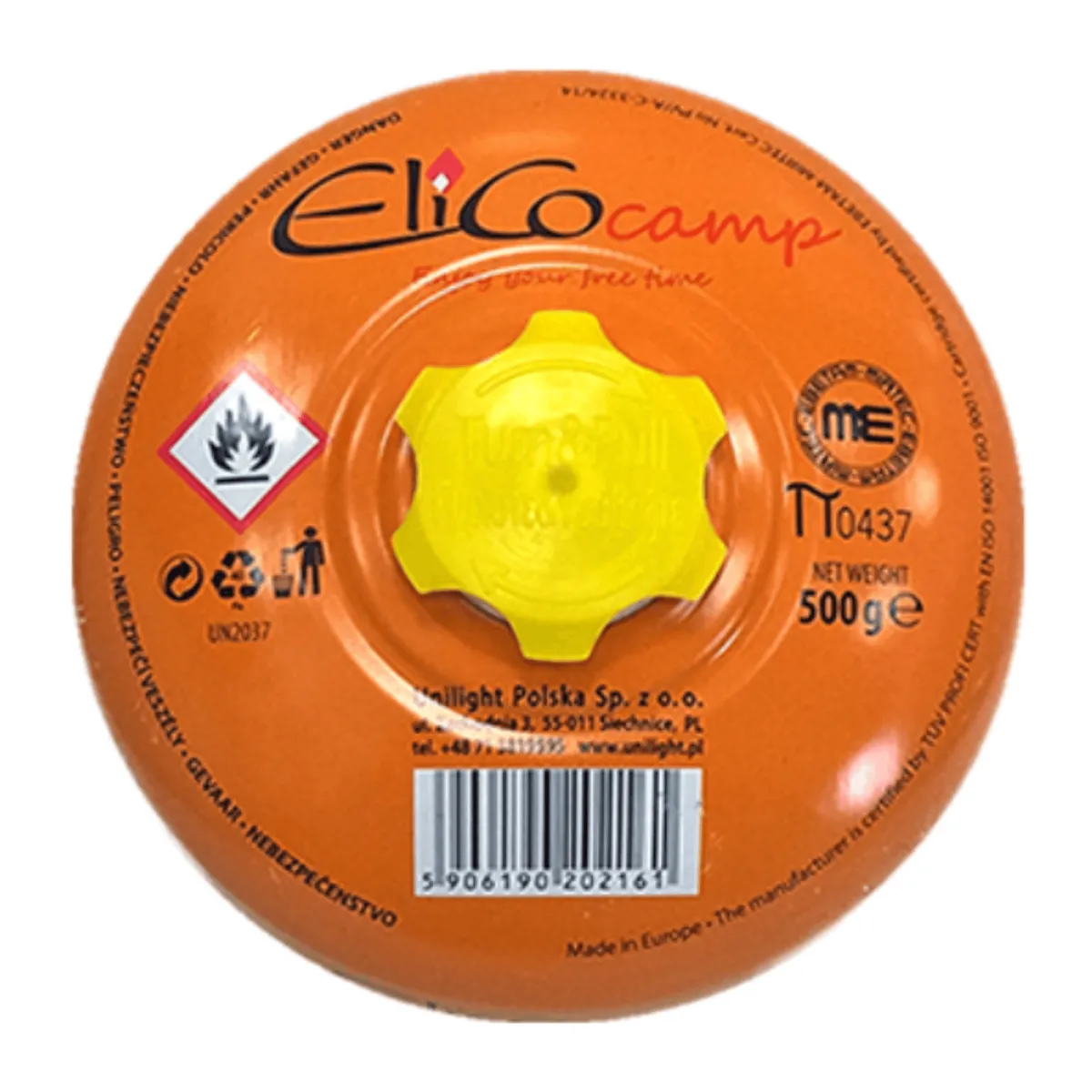 Screw-on gas cartridge 500 g/900 ml — zdjęcie 4 z 8