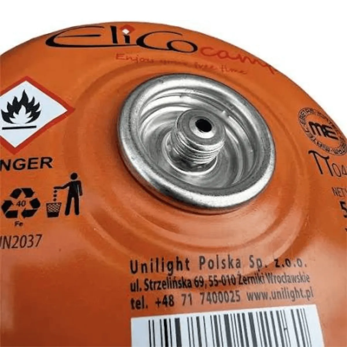 Screw-on gas cartridge 500 g/900 ml — zdjęcie 5 z 8