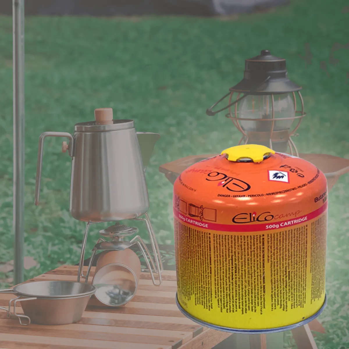 Screw-on gas cartridge 500 g/900 ml — zdjęcie 7 z 8