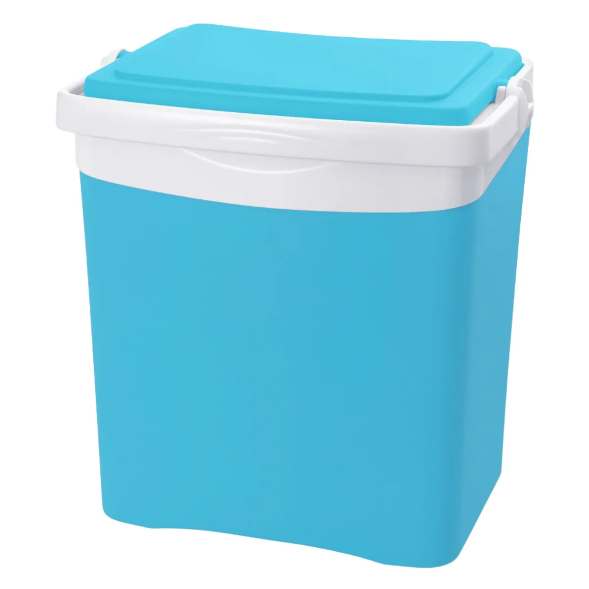 KAMAI TROPIC 25 l cool box for ice packs, turquoise with white handle — zdjęcie 1 z 8