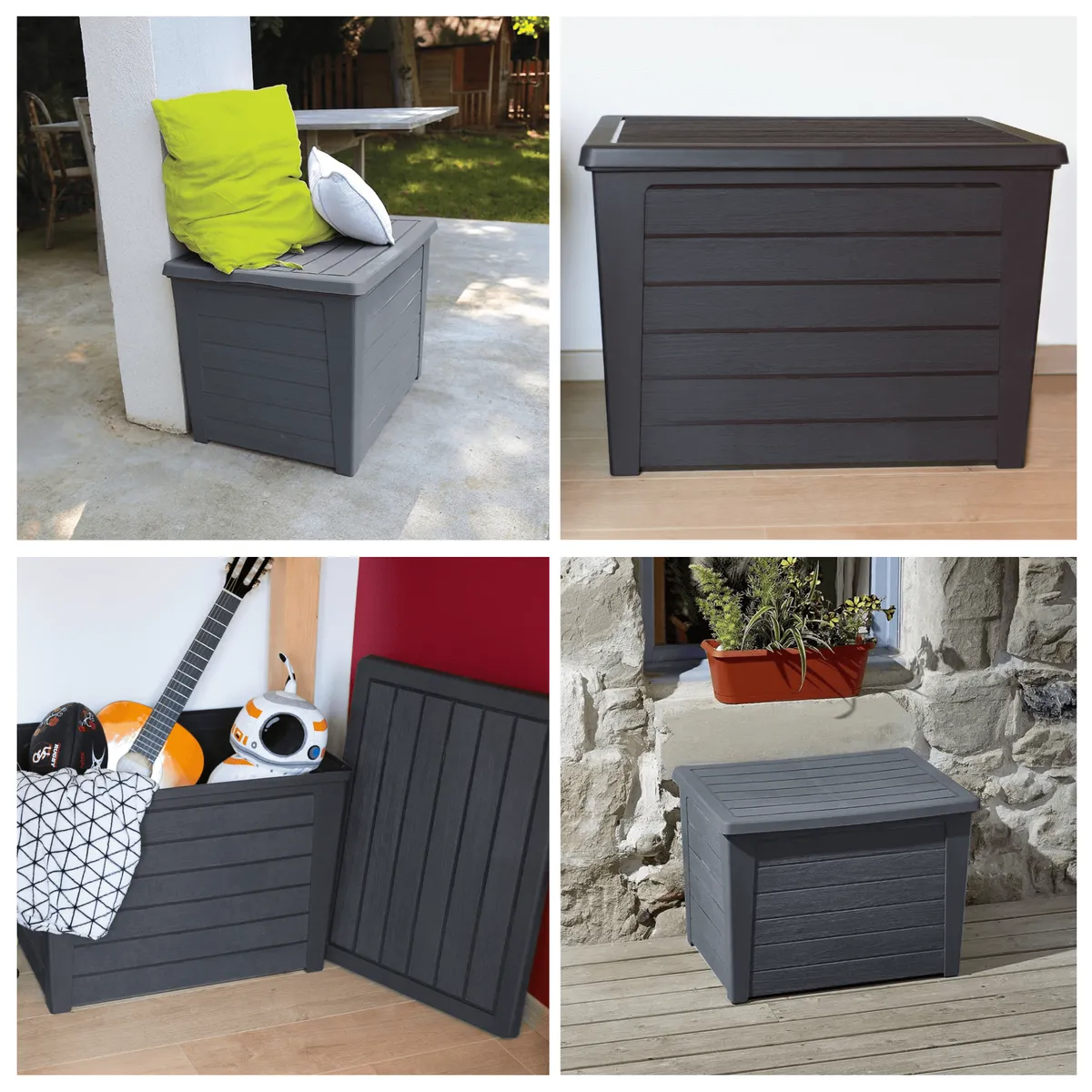 Gartenbox 160 l Anthrazit — zdjęcie 7 z 8