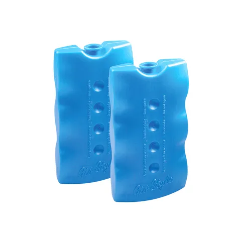 Kühlakku-Set 2 × 400 ml Kamai Gio Style, für Kühlboxen, Blau
