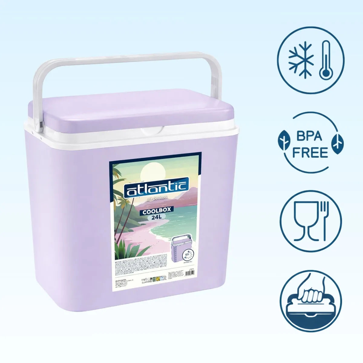 Chladicí box ATLANTIC 24 l Kamai — zdjęcie 4 z 8