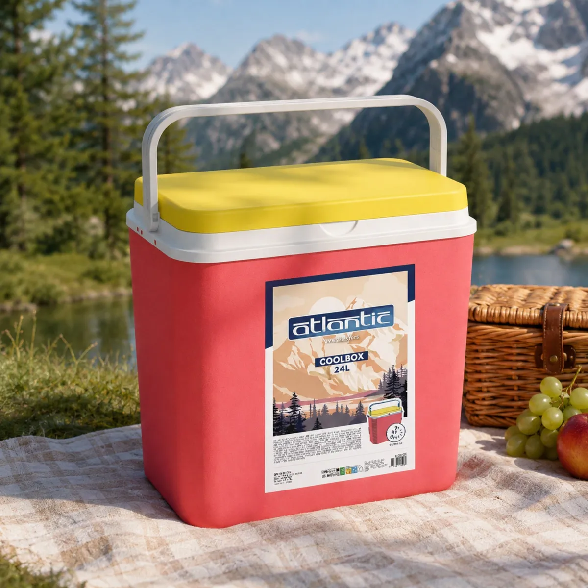 Kamai ATLANTIC 24 l cool box, mandarin orange — zdjęcie 3 z 8