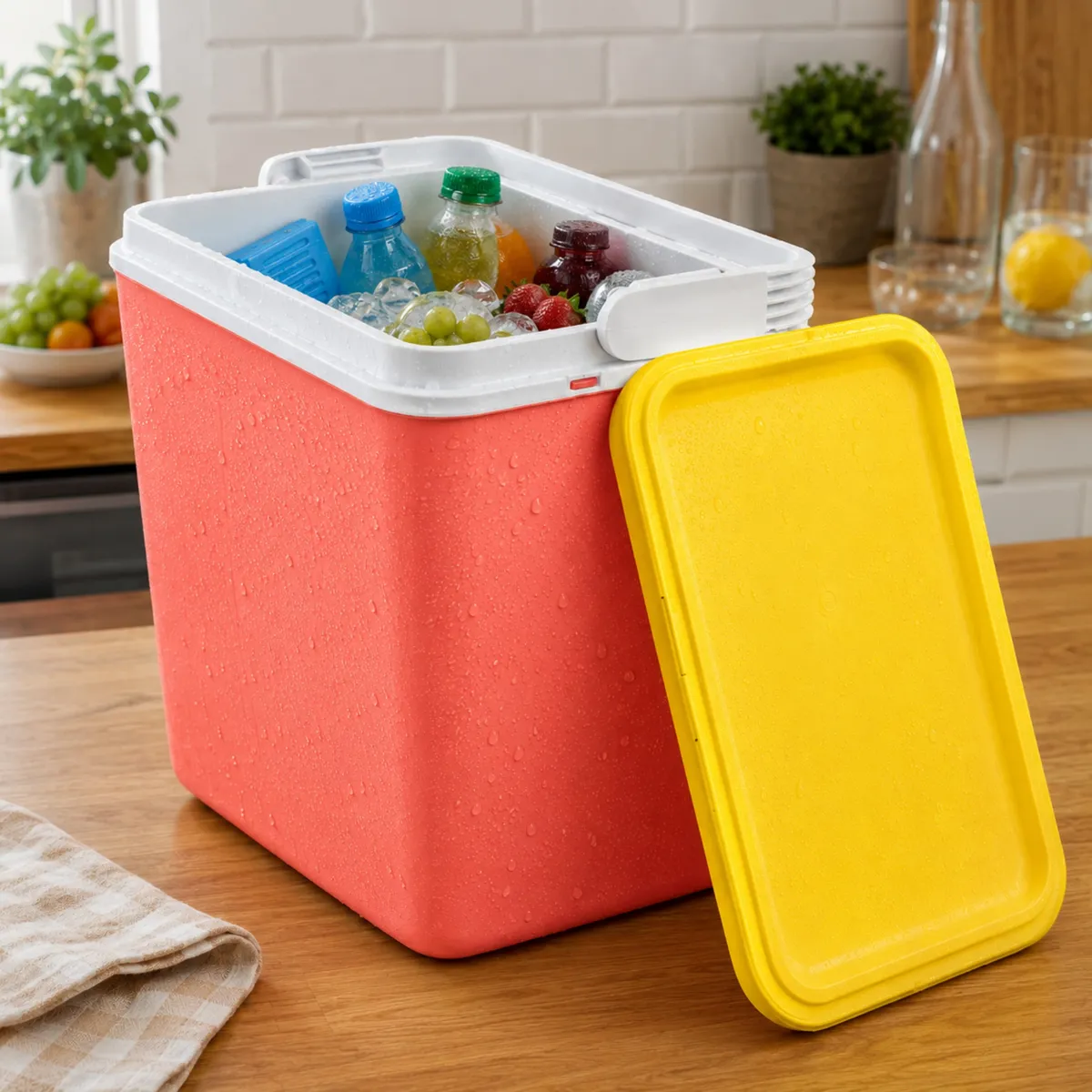 Kamai ATLANTIC 24 l cool box, mandarin orange — zdjęcie 7 z 8