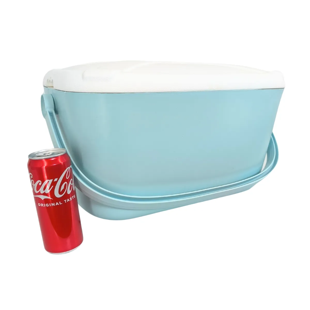 Kühlbox ATLANTIC 15 l Blau mit weißem Deckel Kamai — zdjęcie 8 z 8