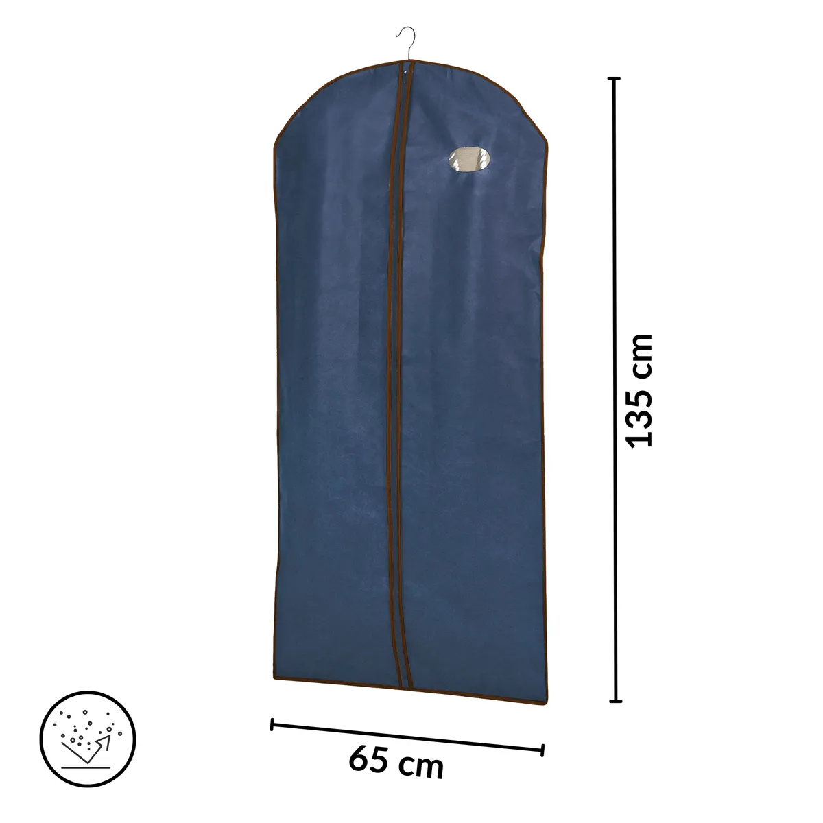 Coat cover, blue, 65 × 135 cm — zdjęcie 2 z 8