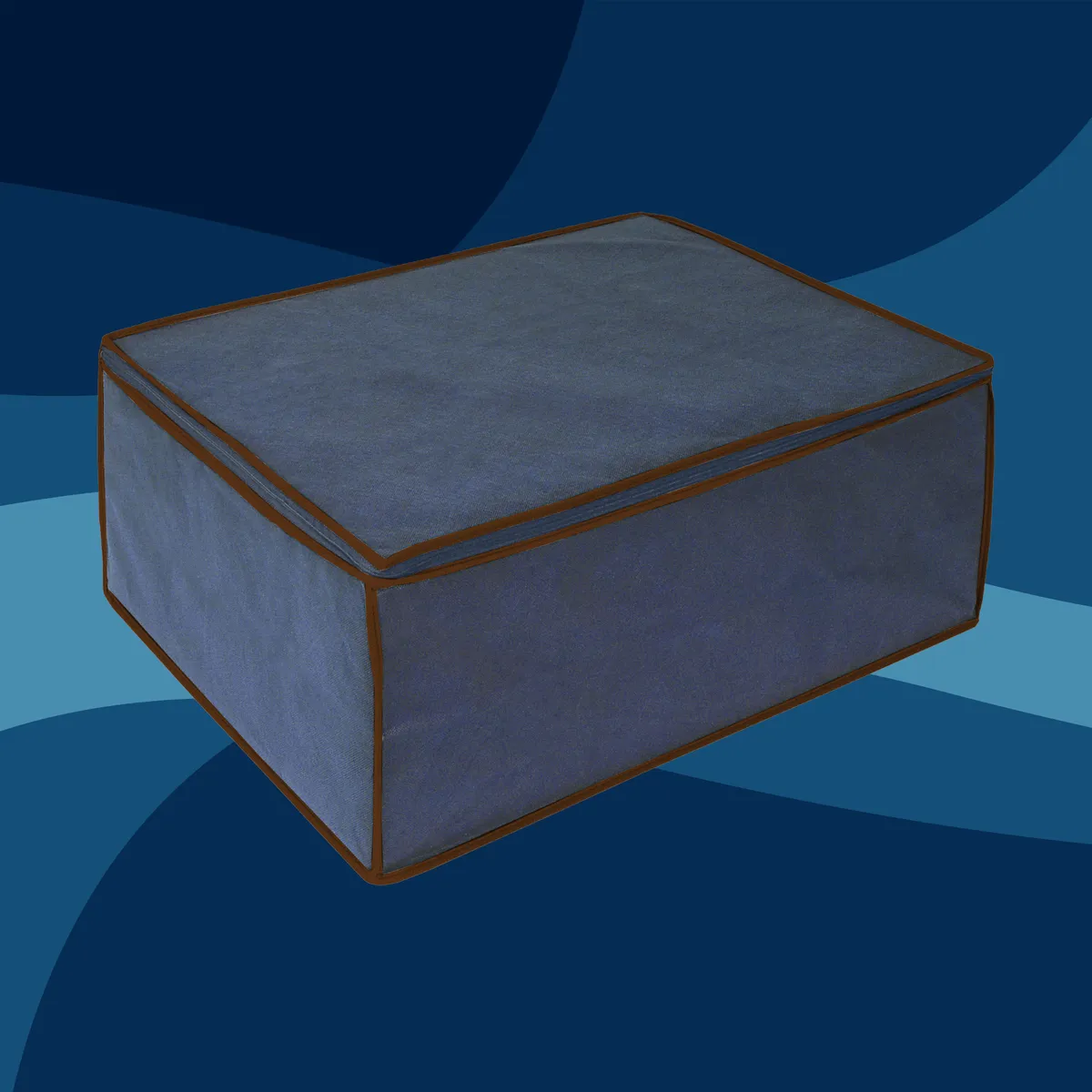 Schrank-Organizer Blau mit Reißverschluss, 46 × 60 × 26 cm — zdjęcie 5 z 8