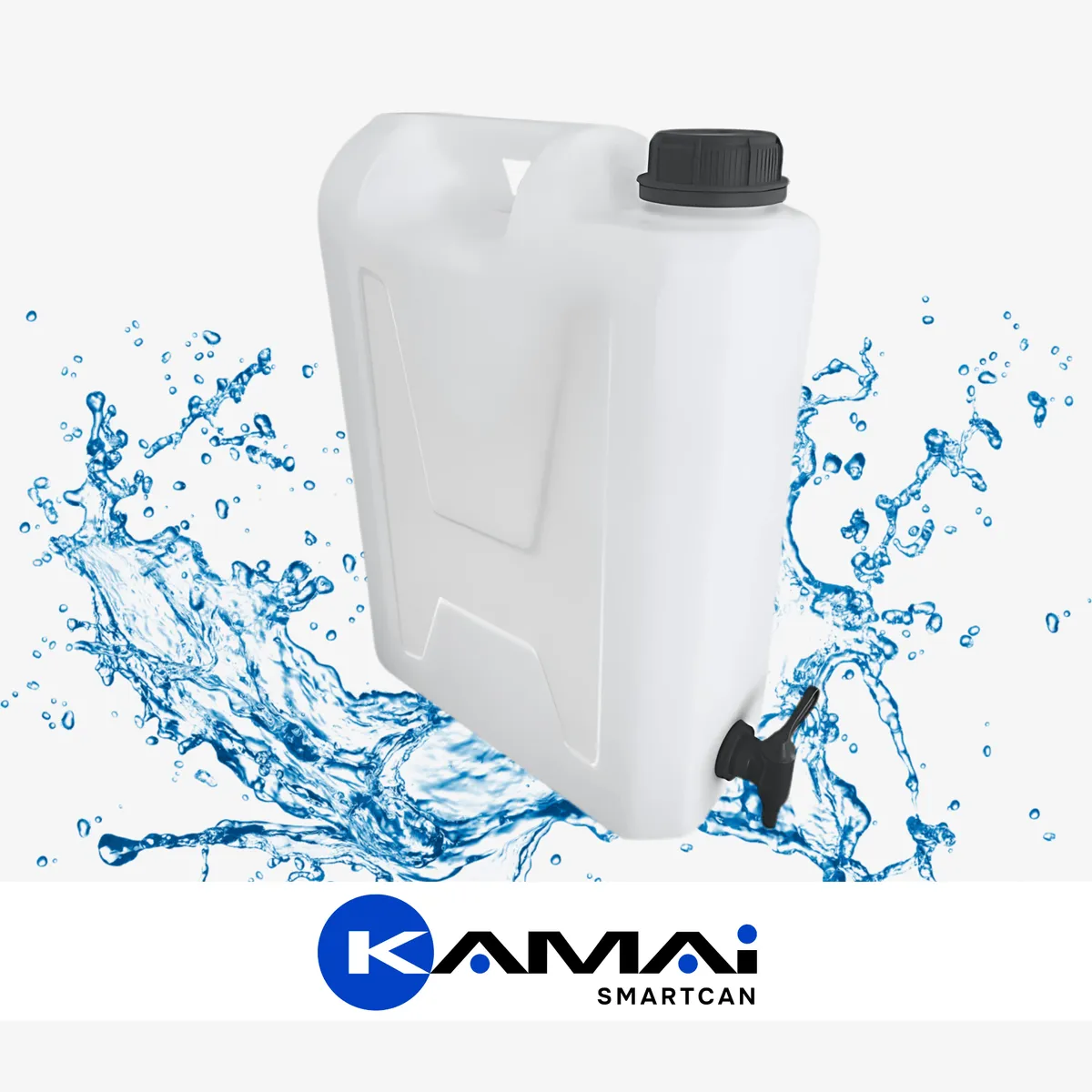 Wasserkanister mit unterem Zapfhahn KAMAI CAMP 10 l — zdjęcie 4 z 8