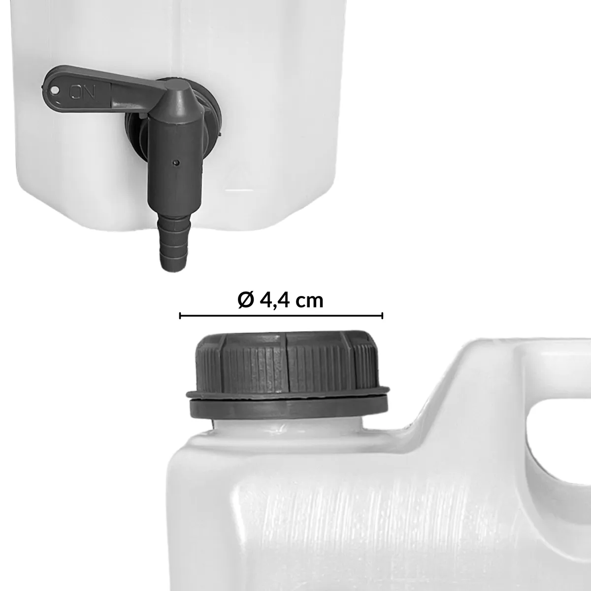 Wasserkanister mit unterem Zapfhahn KAMAI CAMP 10 l — zdjęcie 5 z 8