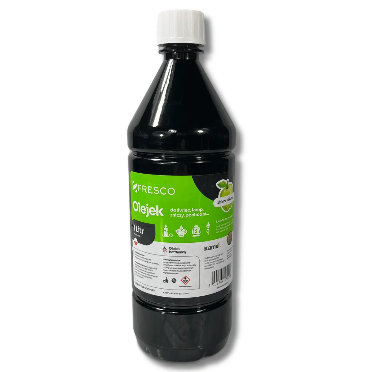 Paliwo olej do lamp, pochodni i świec 1,0L JABŁKO — zdjęcie 2 z 8
