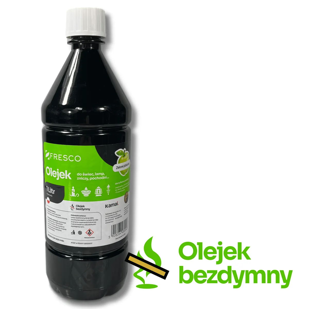 Paliwo olej do lamp, pochodni i świec 1,0L JABŁKO — zdjęcie 4 z 8