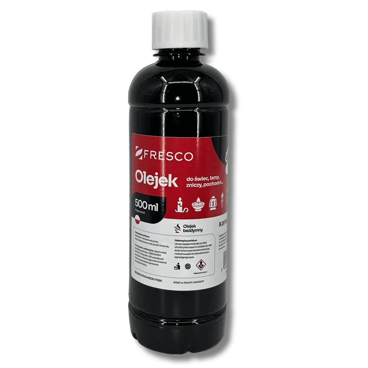 Paliwo olej do lamp, pochodni i świec 500ml TRUSKAWKA — zdjęcie 2 z 8