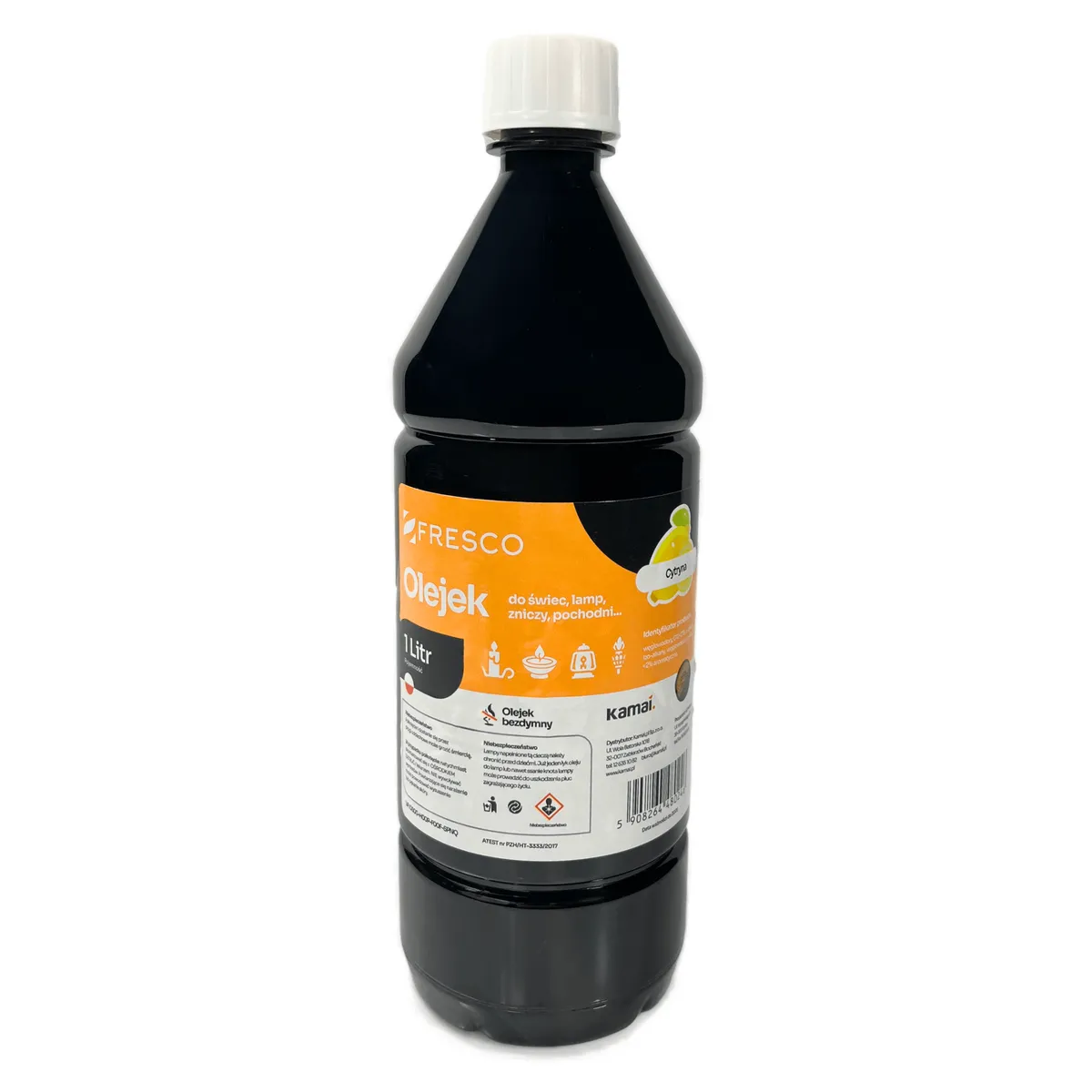 Lamp, torch and candle oil 1.0 l, lemon — zdjęcie 2 z 7