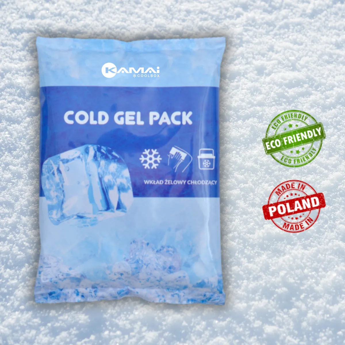 Kamai Coolbox gel ice pack 480 g for cool boxes, blue — zdjęcie 6 z 8
