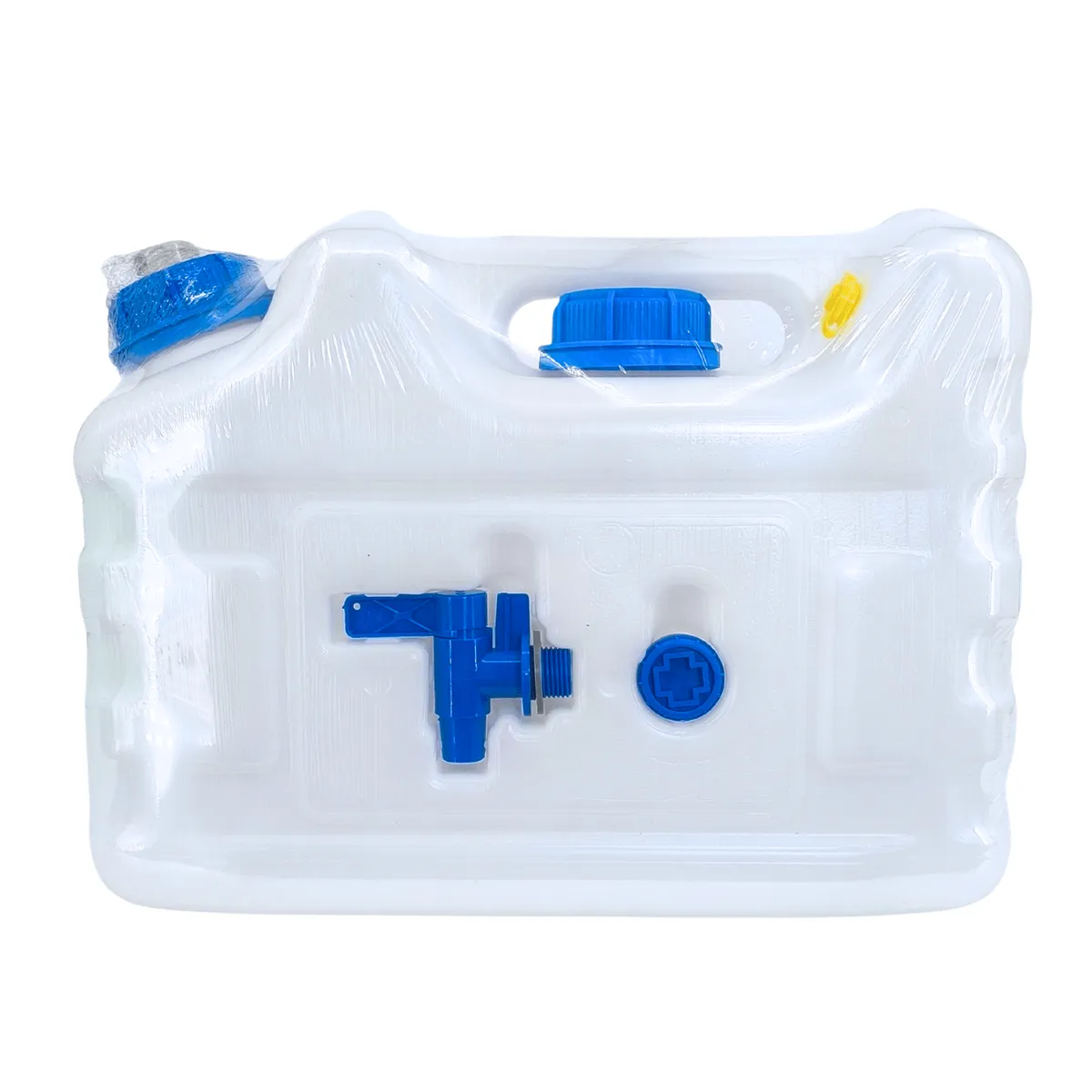 3-in-1 water jerry can with tap and washbasin, transparent HDPE, 10 l — zdjęcie 6 z 8