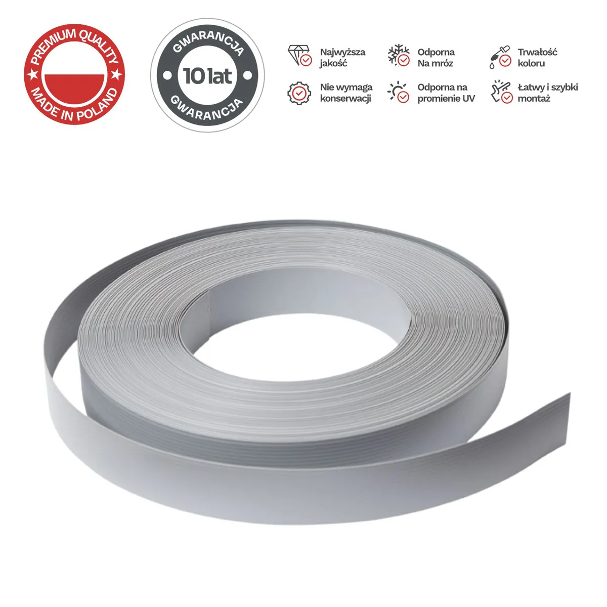 Stínicí páska 50 bm Thermoplast® CLASSIC LINE 4,75 cm šedá — zdjęcie 1 z 8