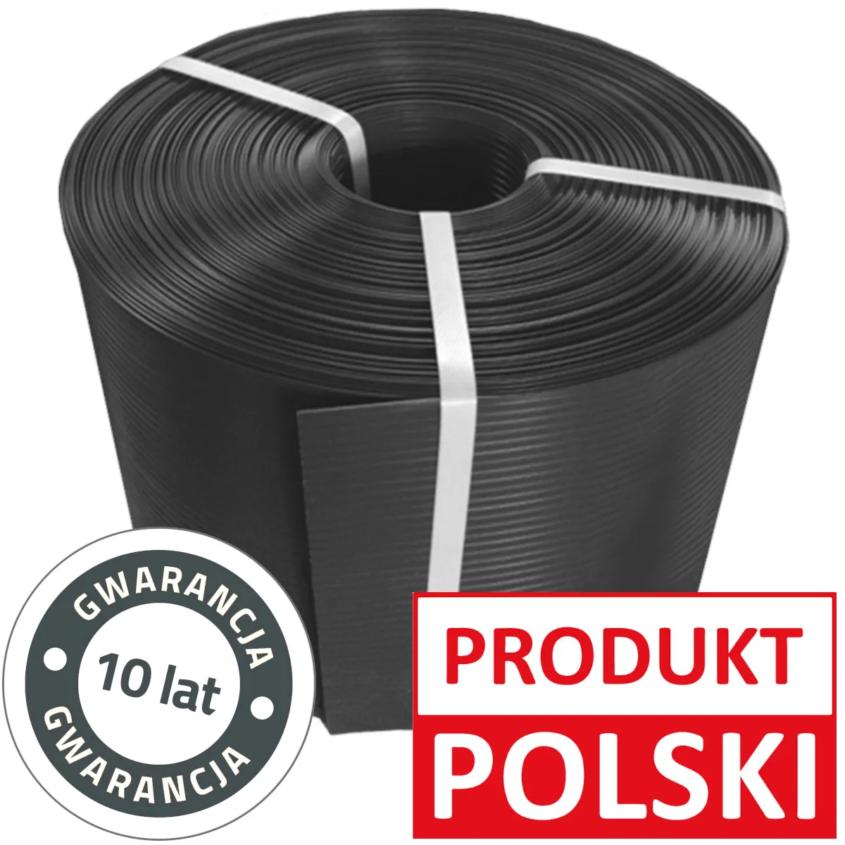 Sichtschutzstreifen ROLLE 26 lfm CLASSIC 19 cm PROTECTO™ Graphit — zdjęcie 3 z 8