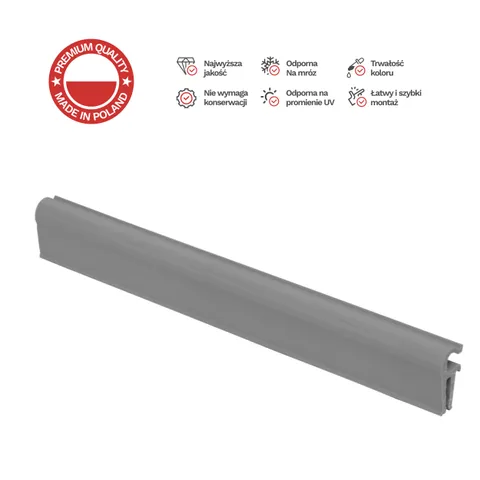 Befestigungsclips für Sichtschutzstreifen, 10 Stück, STANDARD, Grau
