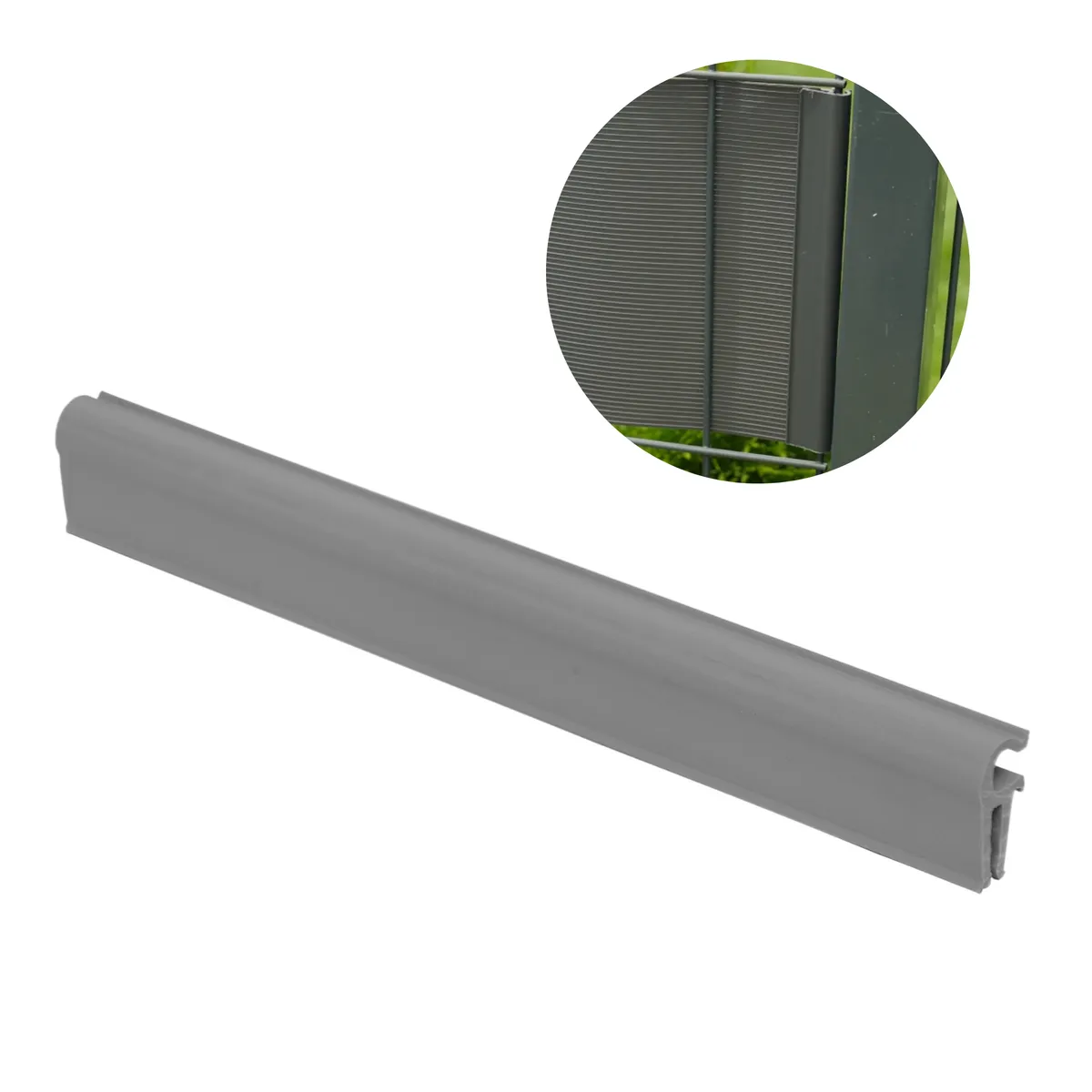 STANDARD fence tape clips, 10 pcs, grey — zdjęcie 7 z 8