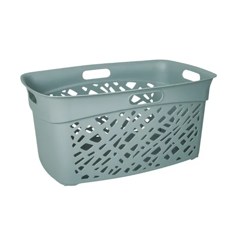 Laundry basket 45 l, green