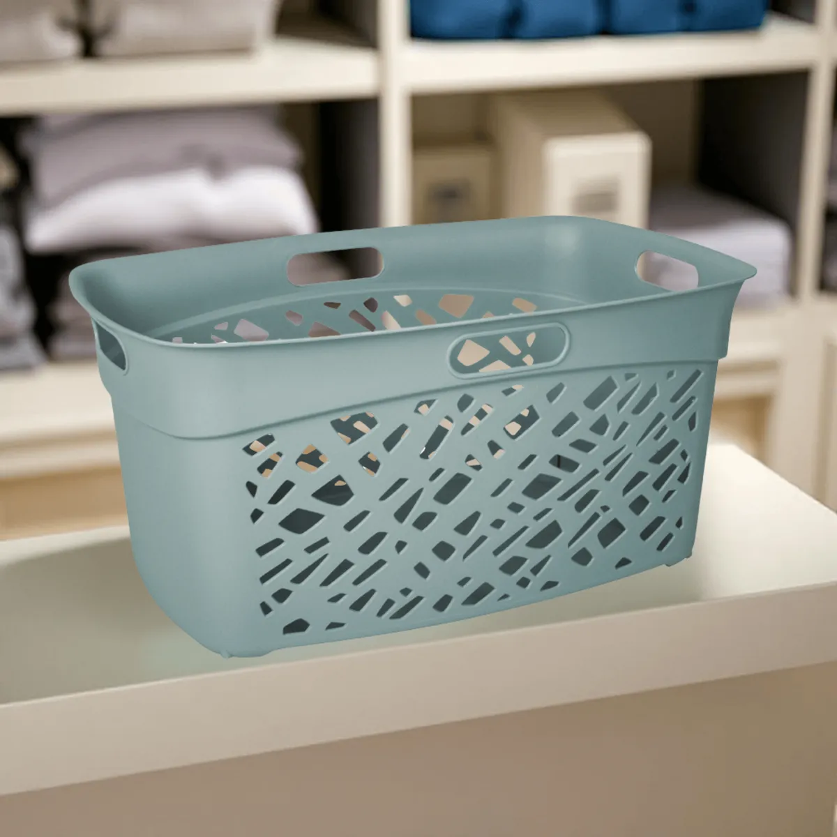 Wäschekorb 45 l, Grün — zdjęcie 5 z 6