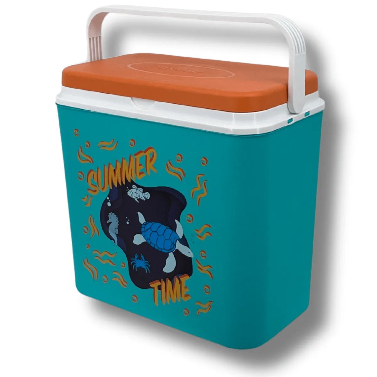 Kühlbox ATLANTIC 24 l Blau mit Meerestier-Motiv Kamai — zdjęcie 6 z 8