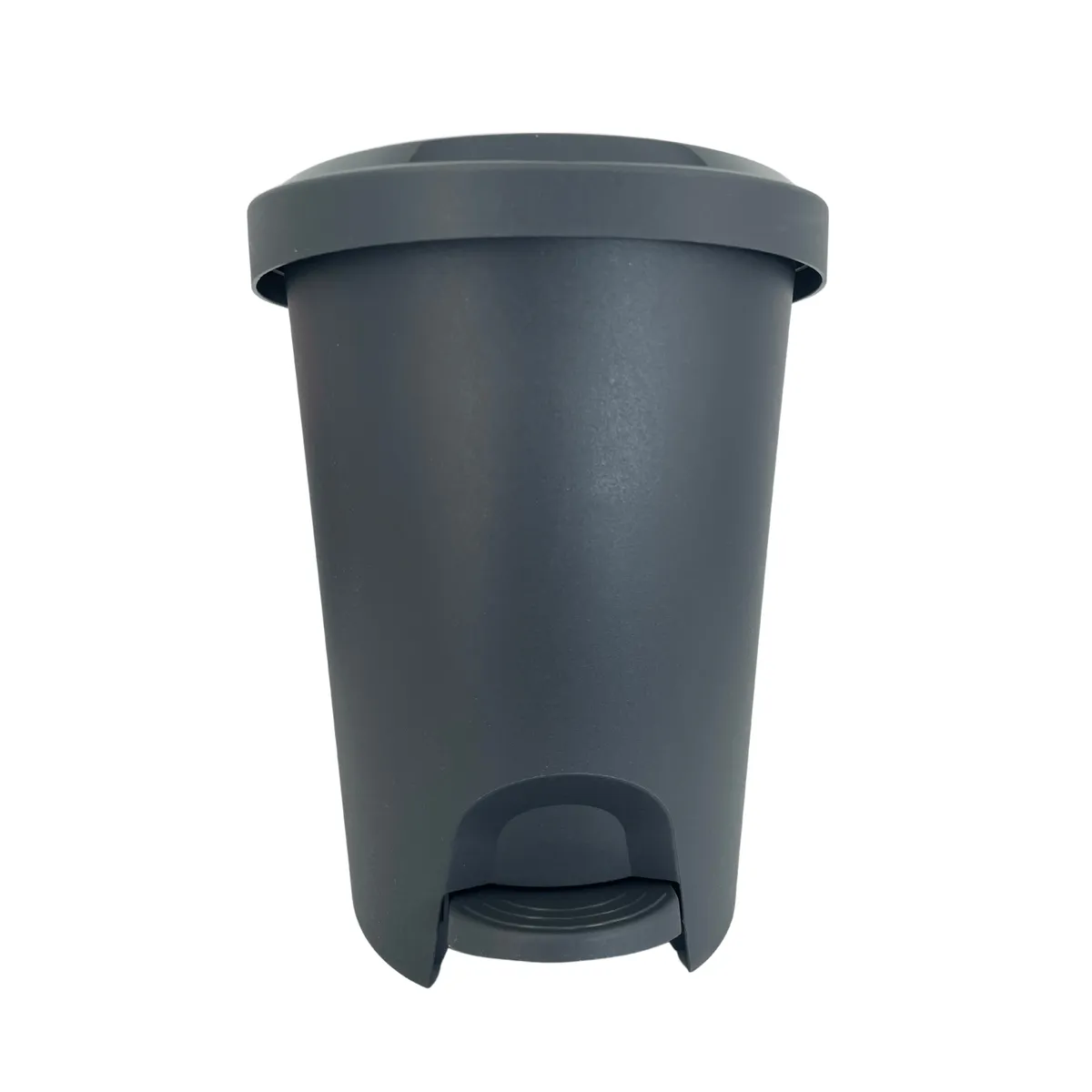Pedal bin 6 l for bathroom and kitchen, graphite — zdjęcie 2 z 5