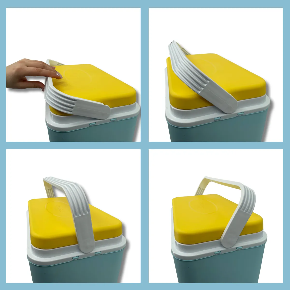 Kühlbox ATLANTIC 24 l Hellblau mit Limonade-Motiv Kamai — zdjęcie 3 z 8