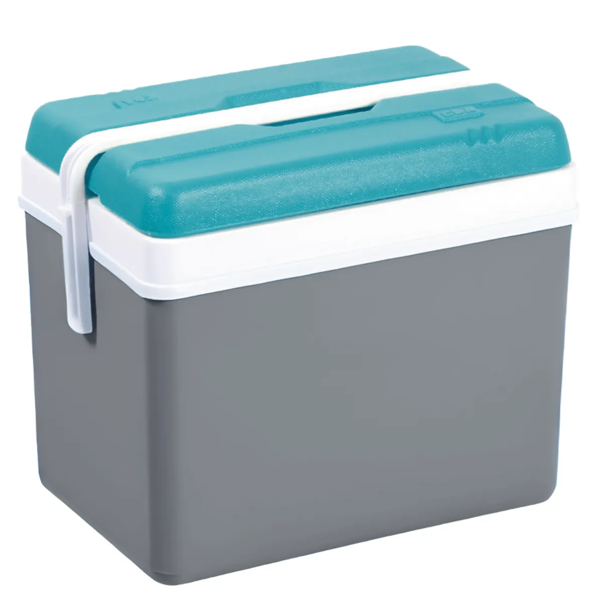 Kamai EDA 35 l cool box, grey with turquoise lid — zdjęcie 1 z 8
