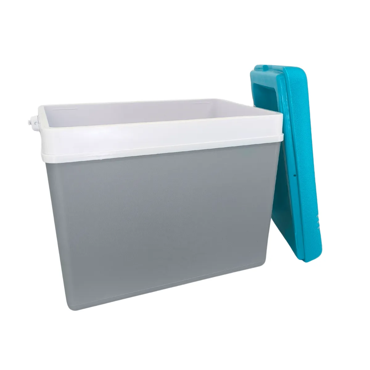 Kamai EDA 35 l cool box, grey with turquoise lid — zdjęcie 8 z 8